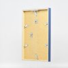 Efecto marco de madera perfil 35 azul 28x35 cm cristal antirreflejos