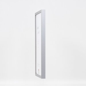 Efecto marco de madera perfil 35 gris claro 28x35 cm cristal antirreflejo