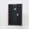 Efecto marco de madera maciza perfil 25 azul 28x35 cm cristal antirreflejos