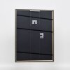 Efecto marco de madera maciza perfil 25 azul 28x35 cm cristal antirreflejos