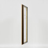 Efecto marco de madera perfil 21 nuez marrón 28x35 cm cristal antirreflejos
