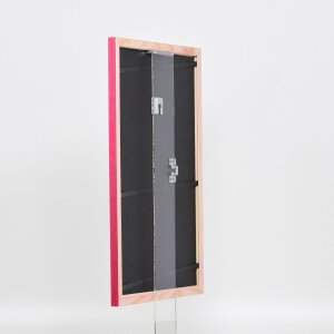 Efecto Marco de madera Perfil 89 púrpura 28x35 cm Vidrio de museo