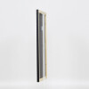 Efecto marco de madera perfil 2210 negro 29,7x42 cm cristal antirreflejos