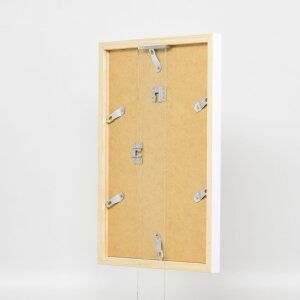 Marco de madera Top Cube 29,7x42 cm cristal blanco antirreflejos