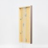 Efecto marco de madera perfil 35 marrón 29,7x42 cm cristal acrílico