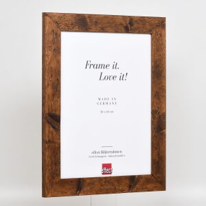 Efecto Marco de madera 2400 marrón 29,7x42 cm Cristal normal