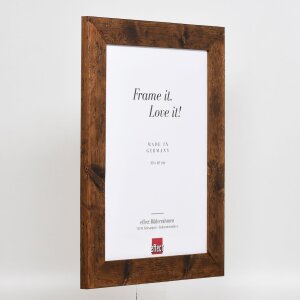 Efecto Marco de madera 2400 marrón 29,7x42 cm Cristal normal