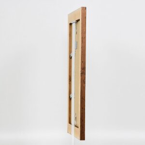 Efecto Marco de madera 2400 marrón 29,7x42 cm Cristal normal