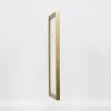 Efecto marco de madera perfil 2070 cristal antirreflejos 29,7x42 cm dorado