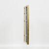 Efecto marco de madera perfil 2070 cristal antirreflejos 29,7x42 cm dorado