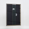 Efecto marco de madera maciza perfil 25 amarillo 29,7x42 cm cristal de museo