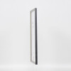 Efecto marco de madera maciza perfil 25 gris 29,7x42 cm cristal de museo