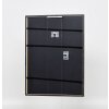 Efecto marco de madera maciza perfil 29 plata 29,7x42 cm cristal de museo
