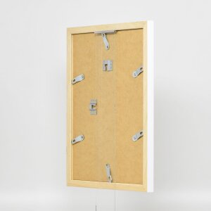 Efecto Marco de madera Top N blanco 29,7x42 cm Vidrio de museo