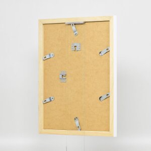 Efecto Marco de madera Top N blanco 29,7x42 cm Vidrio de museo