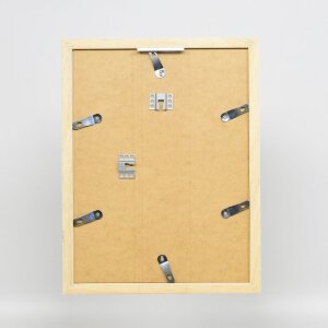 Efecto Marco de madera Top N blanco 29,7x42 cm Vidrio de museo