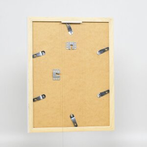 Efecto Marco de madera Top N blanco 29,7x42 cm Vidrio de museo