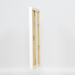 Efecto Marco de madera Top N blanco 29,7x42 cm Vidrio de museo