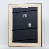 Efecto marco de madera perfil 95 negro 29,7x42 cm cristal acrílico