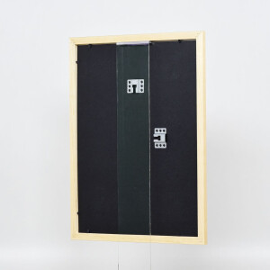 Efecto marco de madera perfil 2210 natural 30x30 cm cristal antirreflejo
