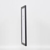 Efecto marco de madera perfil 2210 negro 30x30 cm cristal acrílico