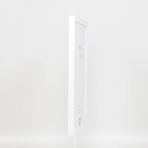 Marco de madera Top Cube 30x30 cm cristal blanco antirreflejo