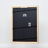 Efecto marco de madera perfil 89 marrón oscuro 30x30 cm cristal acrílico