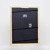 Efecto marco de madera perfil 89 marrón oscuro 30x30 cm cristal acrílico