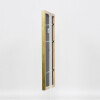 Efecto marco de madera perfil 2070 cristal acrílico 30x30 cm oro