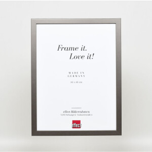 Marco de madera Top Cube 30x40 cm platino cristal normal