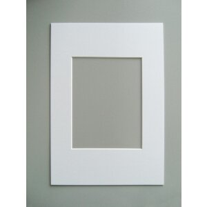Walther passepartout biselado 15x20 cm (10x15 cm) blanco polar