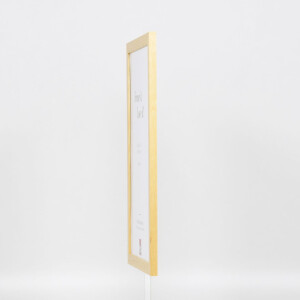 Efecto marco de madera perfil 2210 natural 30x40 cm cristal de museo