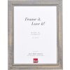 Efecto Marco de madera maciza 2240 Gris 30x40 cm Cristal antirreflectante