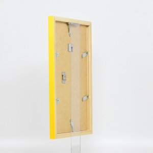 Marco de madera Top Cube 30x40 cm vidrio museo amarillo