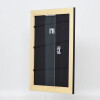 Efecto Marco de madera maciza Perfil 30 negro 30x40 cm Vidrio de museo