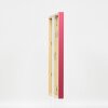 Efecto marco de madera perfil 35 rojo 30x45 cm cristal antirreflejo