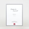 Efecto marco de madera perfil 35 gris claro 30x45 cm cristal antirreflejos