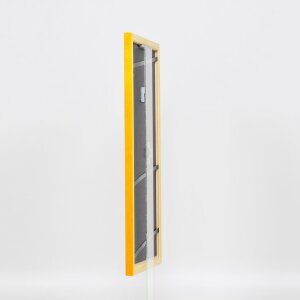 Efecto marco de madera perfil 89 marrón claro 30x45 cm cristal acrílico