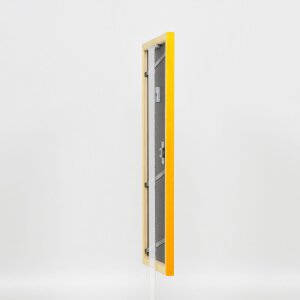 Efecto marco de madera perfil 89 marrón claro 30x45 cm cristal acrílico