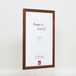 Efecto Marco de madera Perfil 89 marrón oscuro 30x45 cm Cristal acrílico