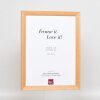 Efecto Marco de madera Top N abedul 30x45 cm cristal antirreflejos