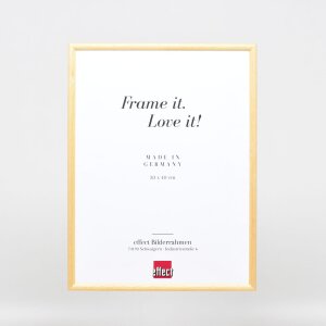 Efecto marco de madera maciza perfil 20 oro 30x45 cm cristal de museo