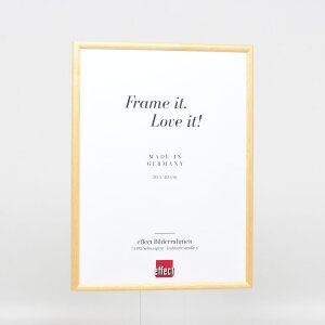 Efecto marco de madera maciza perfil 20 oro 30x45 cm cristal de museo