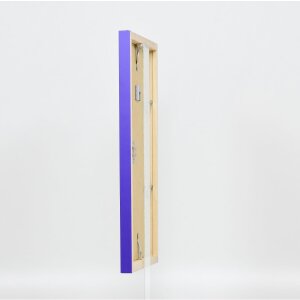 Marco de madera Top Cube 30x45 cm cristal de museo morado