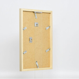 Marco de madera Cubo superior 30,5x91,5 cm cristal dorado normal