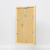 Marco de madera Cubo superior 30,5x91,5 cm cristal dorado normal
