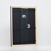 Efecto marco de madera perfil 38 gris 30,5x91,5 cm cristal antirreflejo