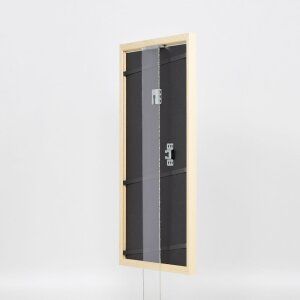 Efecto marco de madera perfil 89 blanco 30,5x91,5 cm cristal acrílico
