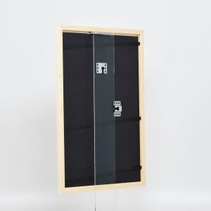 Efecto marco de madera perfil 89 blanco 30,5x91,5 cm cristal acrílico