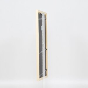 Efecto marco de madera perfil 89 blanco 30,5x91,5 cm cristal acrílico